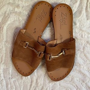 Suede Sandals